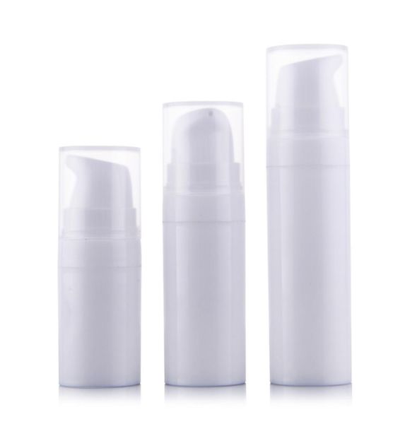 50 pezzi 5 ml 10 ml 15 ml PP piccolo campione bottiglia airless bottiglia per pompa a vuoto bottiglia per lozione utilizzata per cosmetici Containe3732353