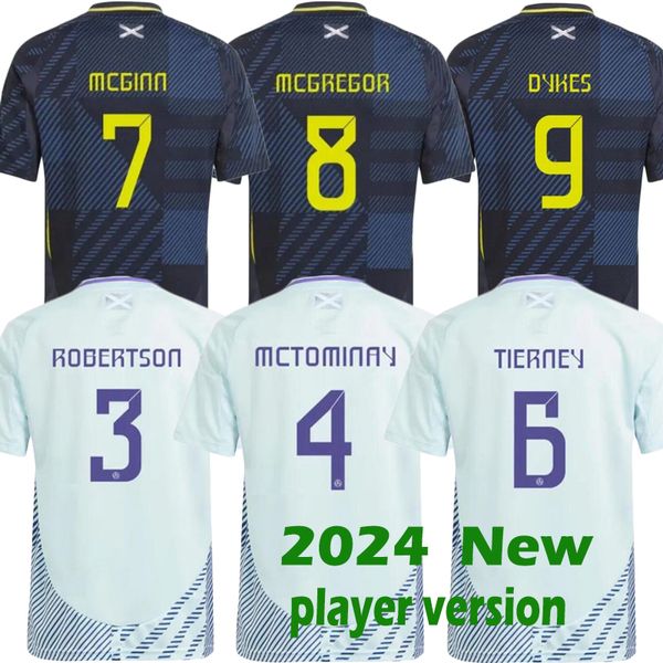 2024 Maglia da calcio scozzese TIERNEY Maglia da calcio 150 ROBERTSON McTOMINAY McGREGOR DYKES ADAMS Maglia squadra nazionale CHRISTIE ARMSTRONG FRASER versione giocatore