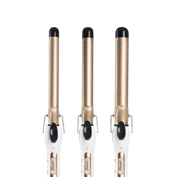 Ferri da stiro 2022 New Real Electric Professionale Ceramica Bigodino di capelli Lcd Ferro arricciacapelli Roller Riccioli Bacchetta Waver Strumenti per lo styling di moda