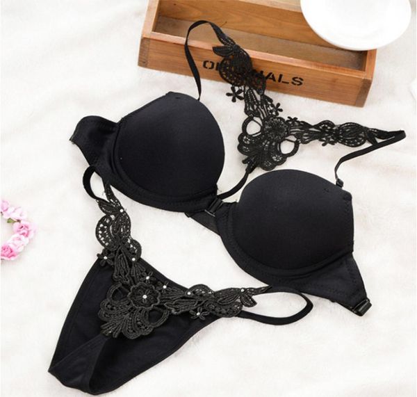 Ön kapanma seksi sutyen brif brifiler için set g String brakette a b fincan sırtsız iç çamaşırı iç çamaşırı iç çamaşırı kadın intimates2770832