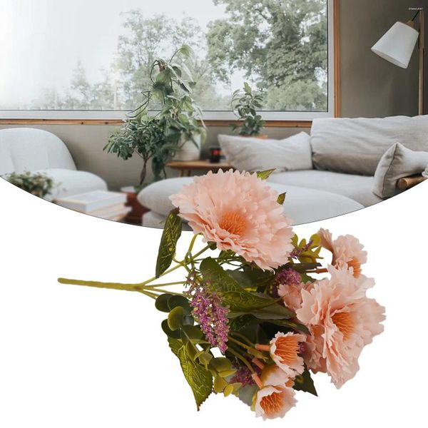 Dekorative Blumen, 1 Stück, künstliche Blume, Sonnenblume/Nelke/Gänseblümchen, 30 cm, für Hochzeiten, Wohnzimmer, Partys, Heimdekoration