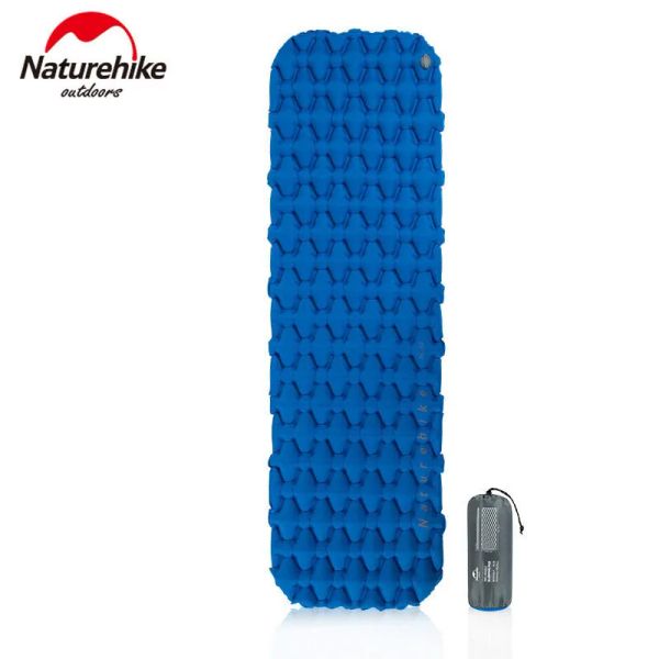 Mat Naturehike Einzelperson Nylon TPU Schlafkissen Leichte feuchtigkeitsdichte Luftmatratze tragbare aufblasbare Matratze Campingmatte