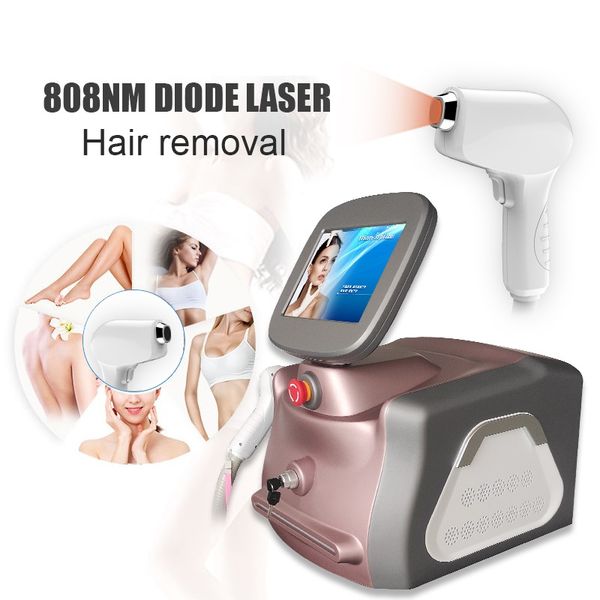 Epilatori Taibo Laser indolore professionale di vendita caldo/Nuovo touch screen LCD Maniglia portatile 3 onde 808nm 755nm 1064nm Macchina per la depilazione a diodi