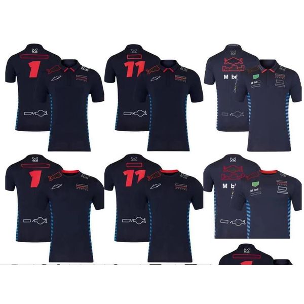 Vestuário de motocicleta 2024 Nova F1 Racing Camisa Verão Mens e Mulheres Manga Curta T Mesmo Personalizado Drop Delivery Automóveis Motocicleta Otmnt