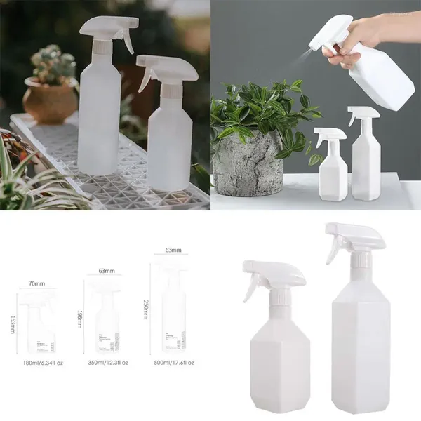 Garrafas de armazenamento Spray de grande capacidade Bomba de gatilho portátil de plástico branco Rega de jardinagem doméstica