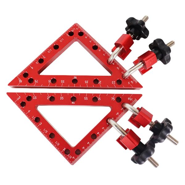 Joiners Eckklemme aus Aluminiumlegierung, 150 mm, 90 Grad rechtwinklige Klemme, Spleißbrett, Positionierungsplatte, fester Clip, Holzbearbeitungswerkzeug