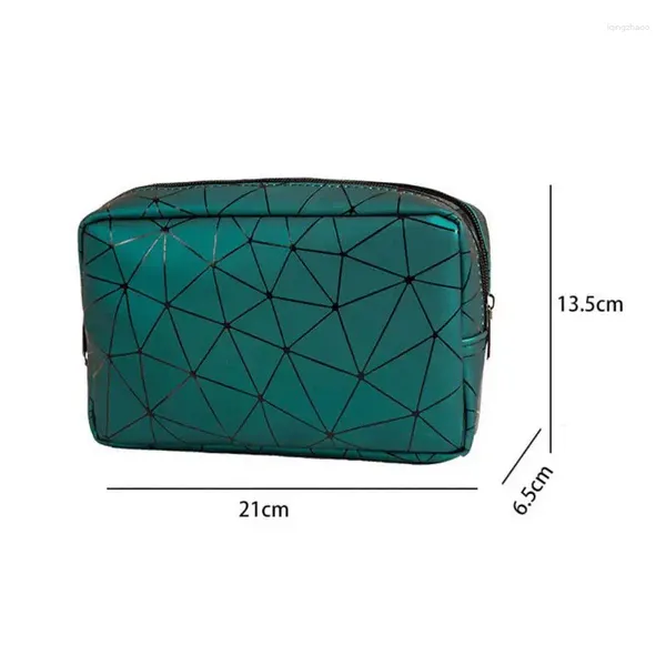 Lagerung Taschen Ins Tragbare PU Kosmetik Lippenstifte Halter Tasche Reise Pinsel Beutel Fall Wasserdichte Sanitär Pads