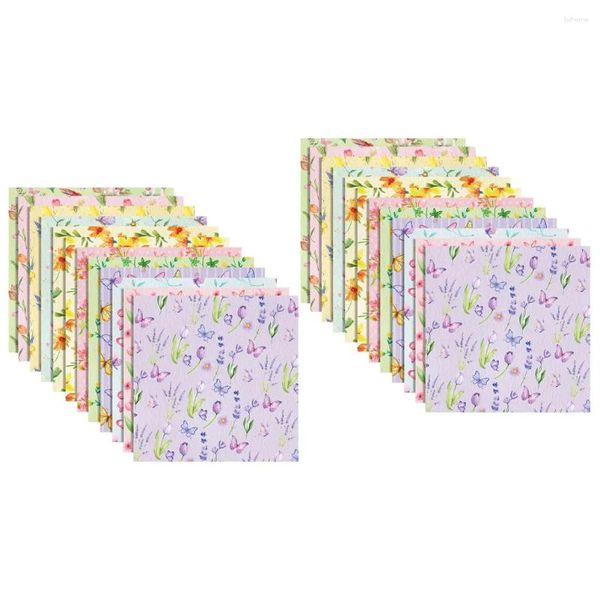 Garrafas de armazenamento 24 folhas de artesanato, papéis para scrapbooking, diário, papel decorativo, artesanato