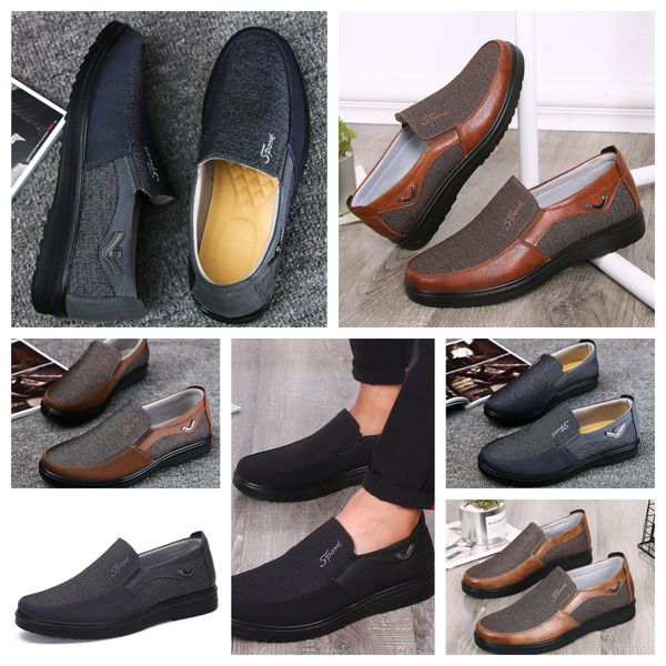 Обувь Gai Conteaker Casual Shoes Men Singles Business Tround Toes для обуви повседневные лозунг Soft