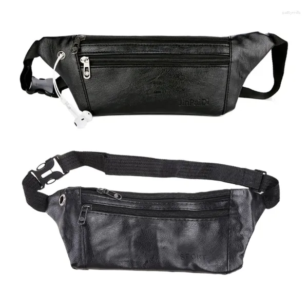 Поясные сумки, мужские поясные сумки из искусственной кожи, поясная сумка через плечо, спортивная сумка через плечо