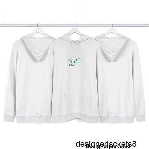 Designer Richtige Version B Familie FrühlingSommer Neue 520 Night Glow Kapuzenpullover Paar Mode Lässig High Street Trendy Pullover Instagram 5YFA