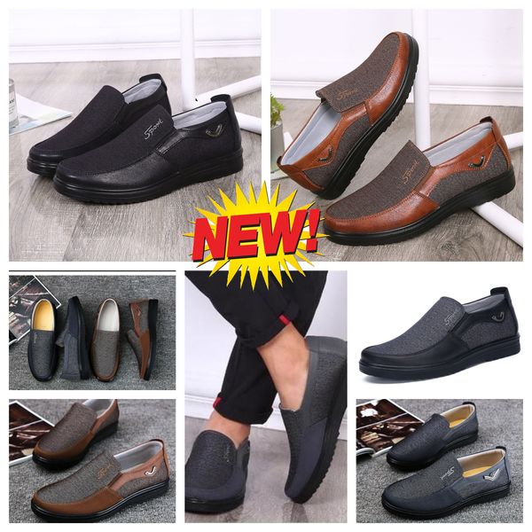 Scarpe casual GAI Uomo Nero Marrone Scarpe a punta banchetti per feste Tailleur da uomo Designer minimalista Scarpe traspiranti taglia EUR 38-50