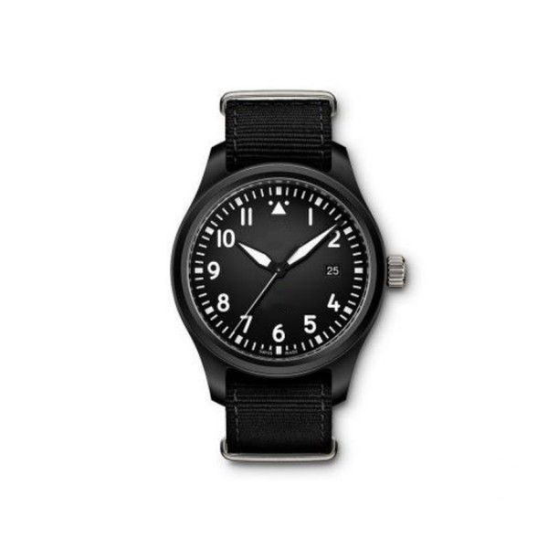 Top Sell Edelstahl Uhren Man Watch Fabric Armband Mechanische automatische Armbanduhr 00183014
