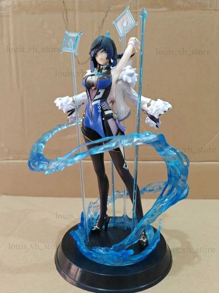 Figure di giocattolo d'azione 31 cm Genshin Impact Figure Maid Yelan Anime Figure Figurina Figurina Modello PVC Statue Bambola Sala Regali di decorazione da collezione Toys T240325