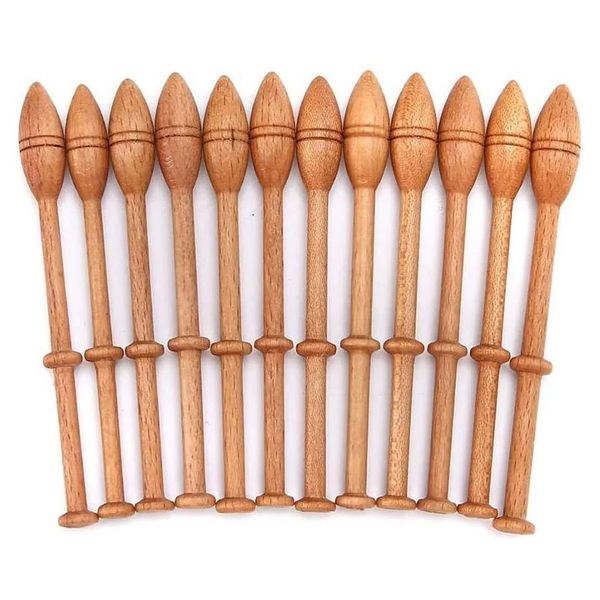 Handwerkswerkzeuge 12 Stück Bobbin Lace Kit Stricknadel Webwerkzeug Holz gedrehtes Holz für die Herstellung 240311 Drop Lieferung Home Garden Arts Cr Dh9Mj