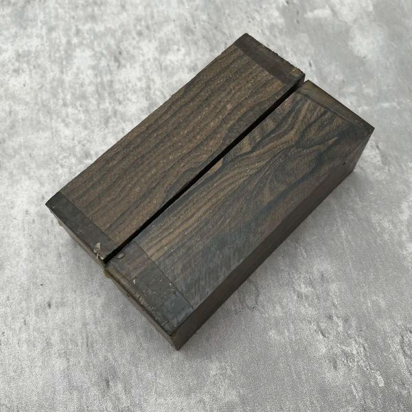 Falegnami 10*3*3 cm Fatti A Mano FAI DA TE Lavorazione Del Legno Legno Cachi Nero Legno Messicano Ebano Paesaggio Modello Coltello Materiali Per La Produzione di artigianato in legno fai da te