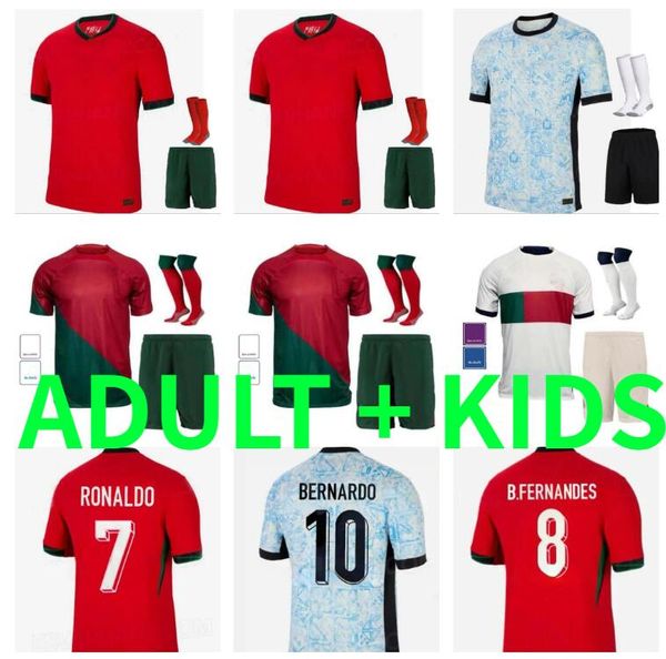 22 23 24 25 Portugal Ronaldo Soccer Jerseys Fernandes Diogo J. Danilo Portuguusa 2024 2025 Joao Felix Futebol Cirlad