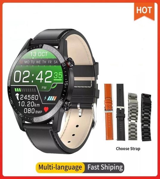 2020 Novo Smart Mens Ladies Watch ECG Frequência Cardíaca Bluetooth Chamada Pressão Arterial Esporte Designers Relógios para Homens Mulheres IP68 VS L162288142