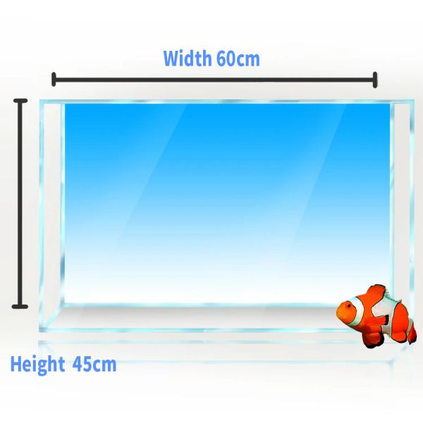 Aquarien Fischtank Aquarium Hintergrund (45 x 60 cm) weiß gelb grün blau Schwarzer Verlauf Tapete Hintergrund Dekorationen PVC