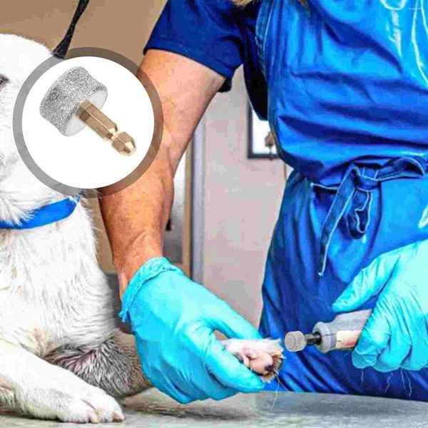 Aparador de vestuário para cães, garra elétrica, ferramenta para unhas, abrasor, cabeça de moagem para unhas de animais de estimação, moedor de patas