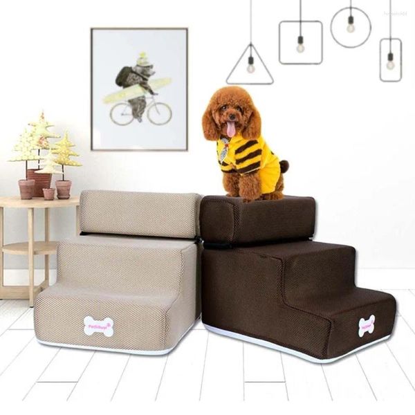 Abbigliamento per cani Durevole 2/3 gradini Scale Rampa per cuccioli Arrampicata antiscivolo Letto per cani Forniture per animali domestici Scaletta