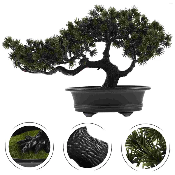 Dekorative Blumen, künstlicher Topfbaum, künstliche Bonsai-Zimmerpflanzen, künstlich für Heimdekoration im Innenbereich