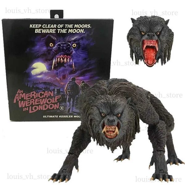 Action Figures Toy NECA American Werewolf Action Figure al Global Terror in London Modello di lusso Giocattoli Regalo di compleanno per bambini T240325