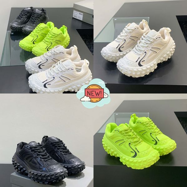 Conforto sola de pneu durian sapatos femininos verão sola grossa aumentar lazer esportes casal tanque papai sapatos gai 35-40