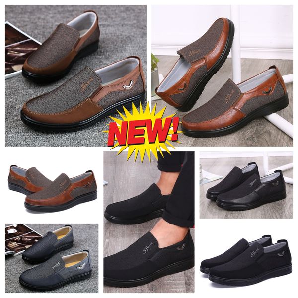 Scarpe casual GAI Uomo Nero Marrone Scarpe Punta a punta banchetti per feste Abiti da lavoro Uomo designer Minimalista Traspirante Taglia scarpe EUR 38-50