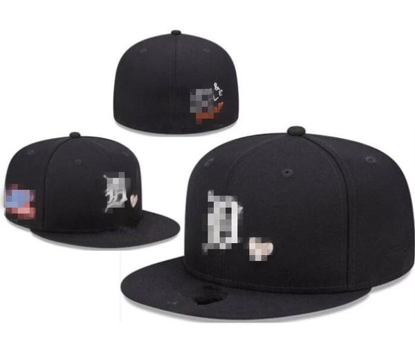 Унисекс Оптовая торговля Tigers Snapbacks sox Бейсбольные дизайнерские роскошные встроенные кепки Шляпы размера буквы Шляпы новой эры Кепки-ведра Кепки mlbs Flat Peak Мужчины Женщины Полностью закрытые 7-8 a