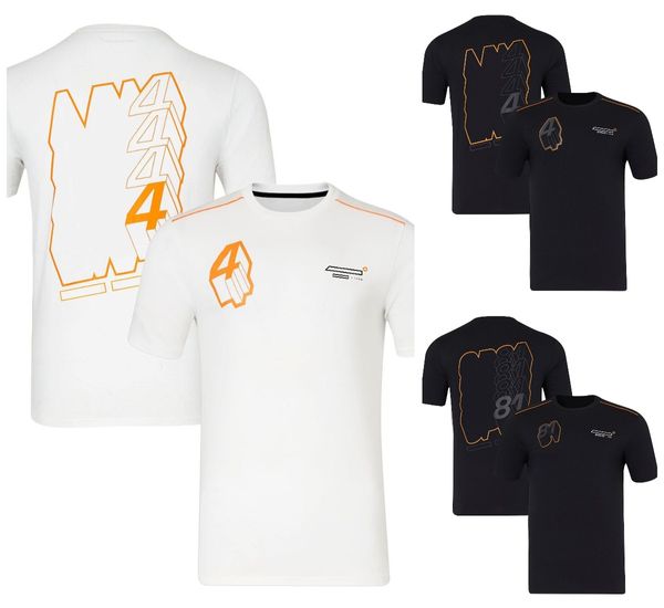 2024 Nuovo abbigliamento da pilota del team F1 T-shirt a maniche corte ad asciugatura rapida tuta da corsa taglie forti