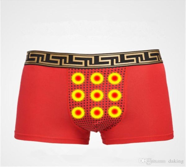 Uomo Assistenza sanitaria Energia Intimo Rosso Nero Boxer sexy Russia Coraggioso Forte gioventù Nuova tendenza moda Modale Patchwork Pois Mosaico9856623