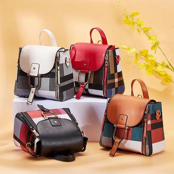 Bolsas de ombro Bolsa mensageiro feminina PU couro pequeno quadrado prático moda capa de telefone móvel