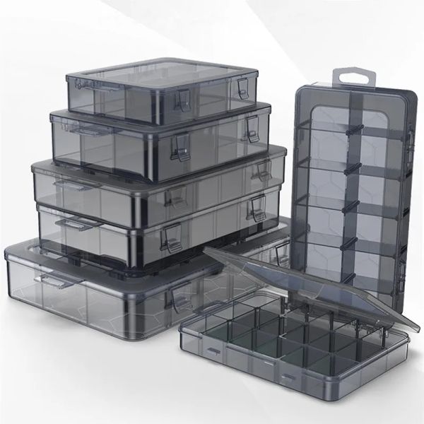 Bins organizzatore 924 GRUNS Contenitore regolabile Container Compartment Casella di stoccaggio in plastica Porta del portamette Visualizza contenitore