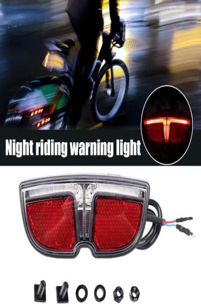 Elektrische Fahrrad Rücklicht 6V LED Lampe Bremse Hinten Rücklicht Für Bafang Mitte Antrieb Motor Fahrrad Teile Lights8751508