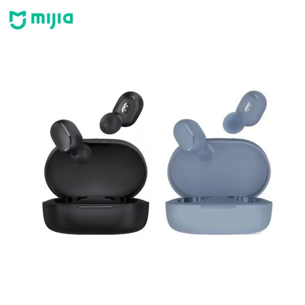 Fones de ouvido mijia xiaomi airdots 2 fones de ouvido redmi buds essenciais tws bluetooth sem fio mi ture fones de ouvido de qualidade de som hd