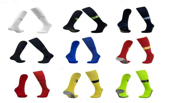 Professionelle Marke, gestreifte Sport-Fußballsocken, hohes Knie, Radfahren, langer Strumpf, Weihnachtsgeschenke, rutschfeste Fußballsocke für Erwachsene 4407179