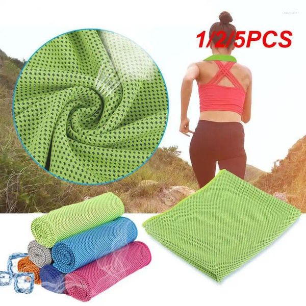 Asciugamano 1/2/5PCS Sport All'aria Aperta Ghiaccio Rapido Raffreddamento Istantaneo In Microfibra Quick-Asciugamani Fitness Yoga Palestra Corsa E Jogging pulire il Sudore Freddo