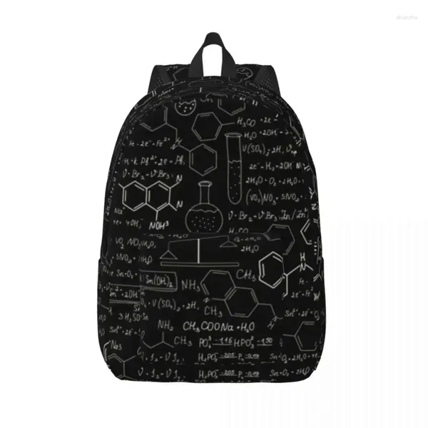 Aufbewahrungstaschen, Chemie macht Spaß, Reise-Leinenrucksack, Damen, Herren, Schule, Computer, Büchertasche, Wissenschaft, Nerd, College-Student, Tagesrucksack