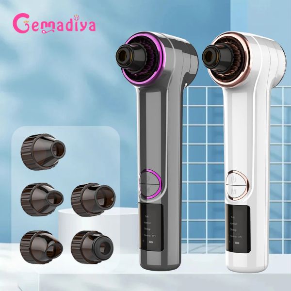 Lastoortsen Aquecimento Removedor de cravo de cravo Vacuum Pore Cleaner para Removedor de acne na face do nariz Remove os pontos de limpeza facial pretos Ferramentas de cuidados