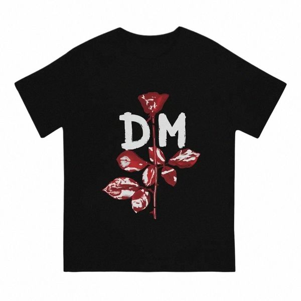 fi Homens Tees Roupas de Verão Poliéster O-pescoço TShirt Banda de Música Depeche Cool Mode Violator T Shirt K9ZU #