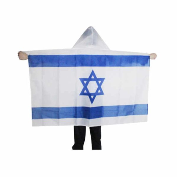 Accessori Bandiera Israele Mantello Corpo palestinese Banner 3x5ft Poliestere Mondo Paese Nazione Sport Fan Regalo Prezzo di fabbrica