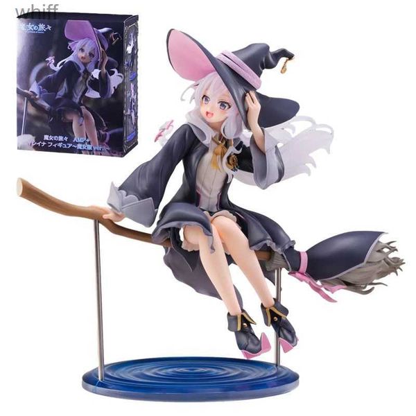 Figuras de brinquedo de ação 20cm Elaina Personagem de animação Bruxa errante Elaina Personagem de ação Witch Journey Personagem série modelo brinquedo presente de HalloweenC24325