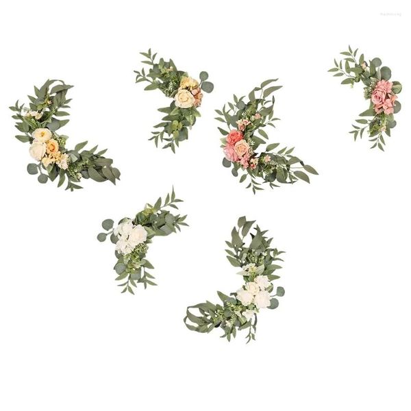 Ghirlande di fiori decorativi Seta Fiore finto Soglia per porta a muro Animali domestici Squisito Realizzato Durevole Buona consistenza Consegna a goccia Hom Otvjg