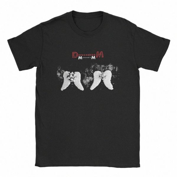 Memento Mori Depeches Mode Band Herren T-Shirt Hipster T-Shirts Kurzarm Rundkragen T-Shirts Cott bedruckte Kleidung y4QR #