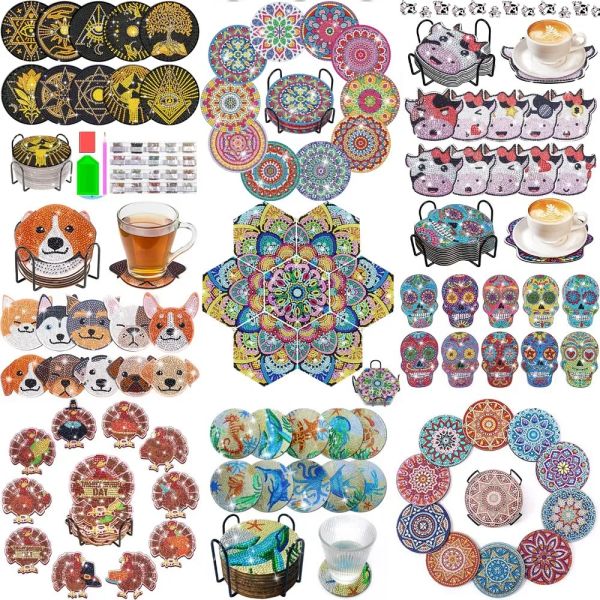 Стич Diy Diamond Painting Catters Kit Kit Unonslip Diamonds Cup Cup Ornament для начинающих Маленькие бриллиантовые рисунки для взрослых детей