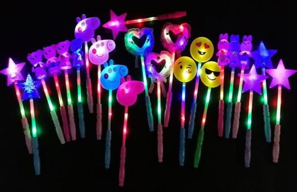 LED-Blinklichtstäbe, leuchtende Rose, Stern, Herz, Zauberstäbe, Party-Nacht-Aktivitäten, Konzert, Karneval, Requisiten, Geburtstag, Gastgeschenk, Kind1021519