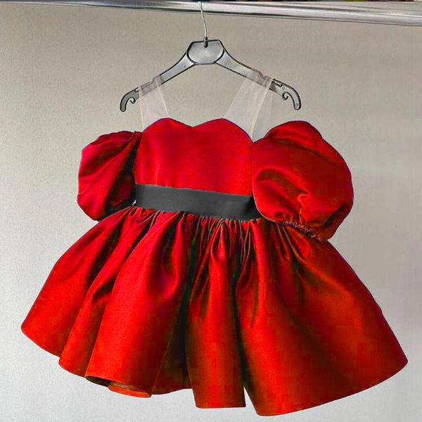 Vestidos da menina da criança do bebê festa 1º aniversário princesa para meninas batismo casamento crianças roupas 1-2y vestido de natal fofo