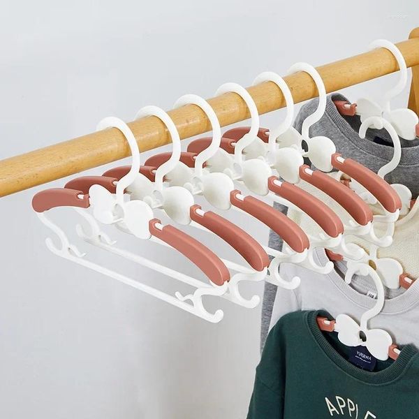 Bolsas de armazenamento Loja de roupas de plástico infantil Baby Baby Special Hanger Ploth Rack