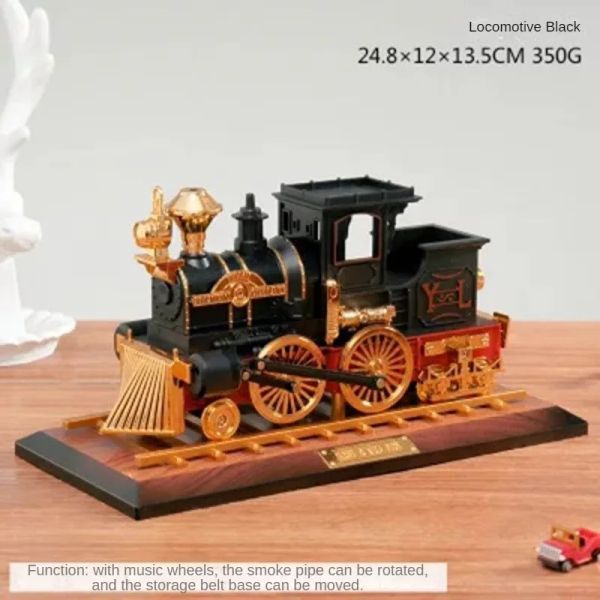 Scatole Nuovo Train Music Classic Car Auto Nostalgia Box Creative Gift Room Casa Decorazione della stanza per bambini